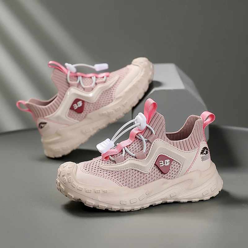 

Новые молодежные кроссовки для мальчиков и девочек, мягкая дышащая повседневная обувь для детей, тренировочная обувь, легкие кроссовки на толстой подошве