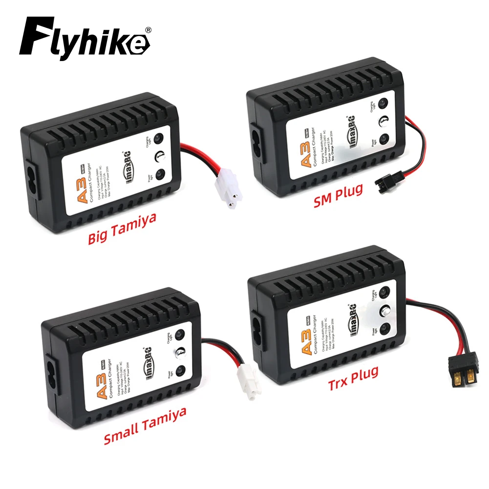 

IMAX A3 Big Tamiya / Trx Plug / Small Tamiya / SM Plug Battery Charger 1-10S 20W Smart Charger for Rc Car Drone Airplane Boat