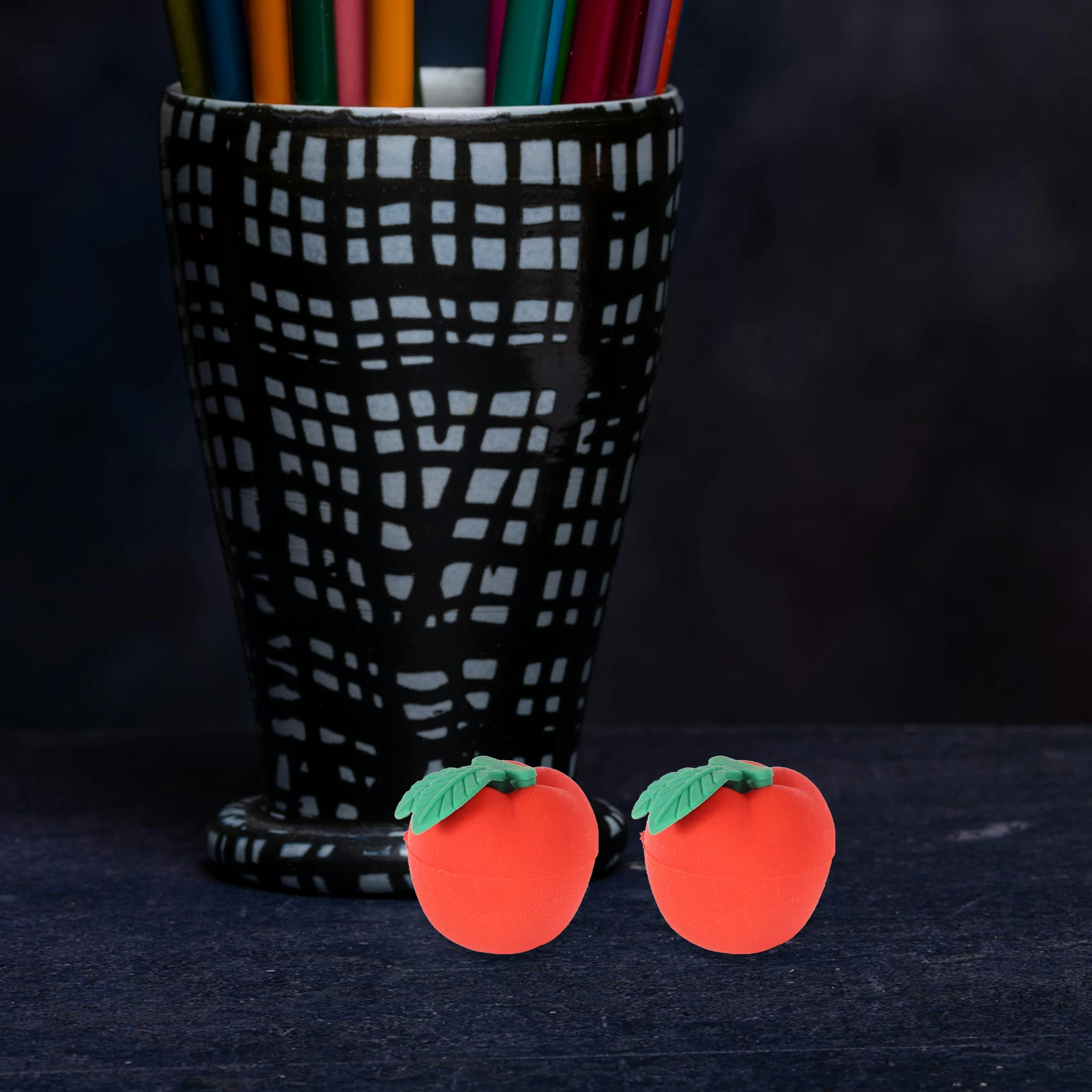 

30Pcs Mini Apple Erasers Red 3D Design Cute Pencil Erasers Classroom Rewards School Supplies Students School Supplies