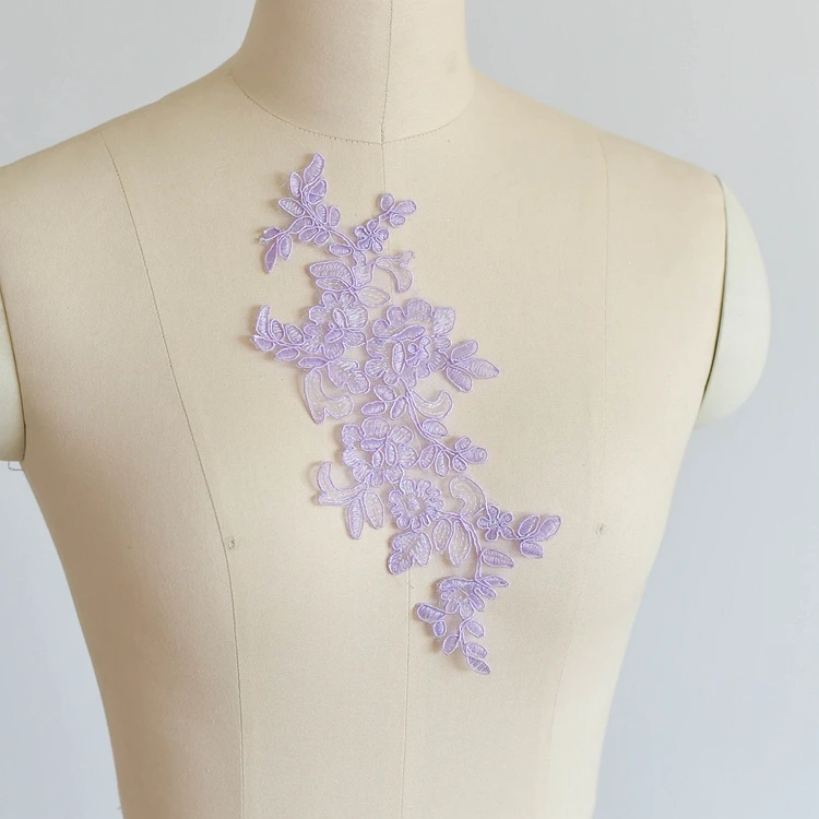 10 Teile/los Multicolor Auto Knochen Blume Spitze Patch Hochzeit Kleid Kleidung Zubehör Kopfschmuck DIY Material – Detail 7