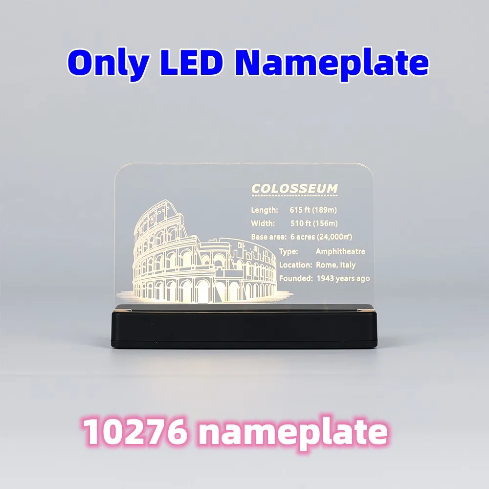 EASYLITE LED Light Set For 10276 Creator Expert Colosseum Building Blocks Lighting Kit Not Include Model