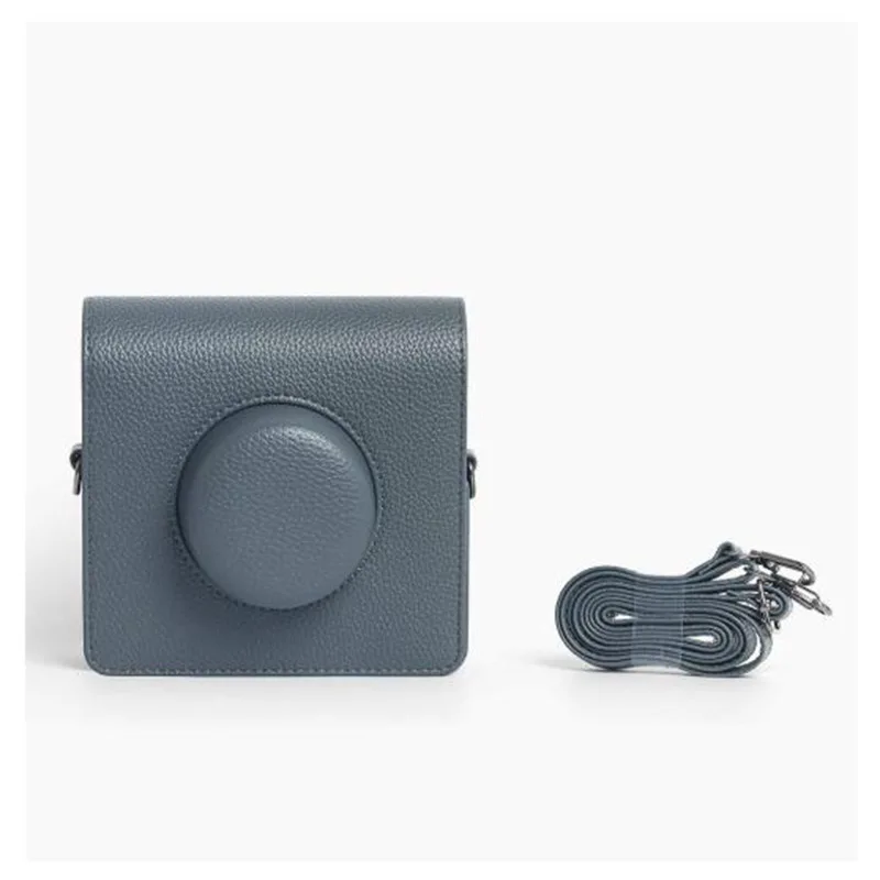 

Защитная сумка для хранения из искусственной кожи для Fujifilm Instax Wide Evo, ретро-сумка для камеры, защитный чехол с плечевым ремнем