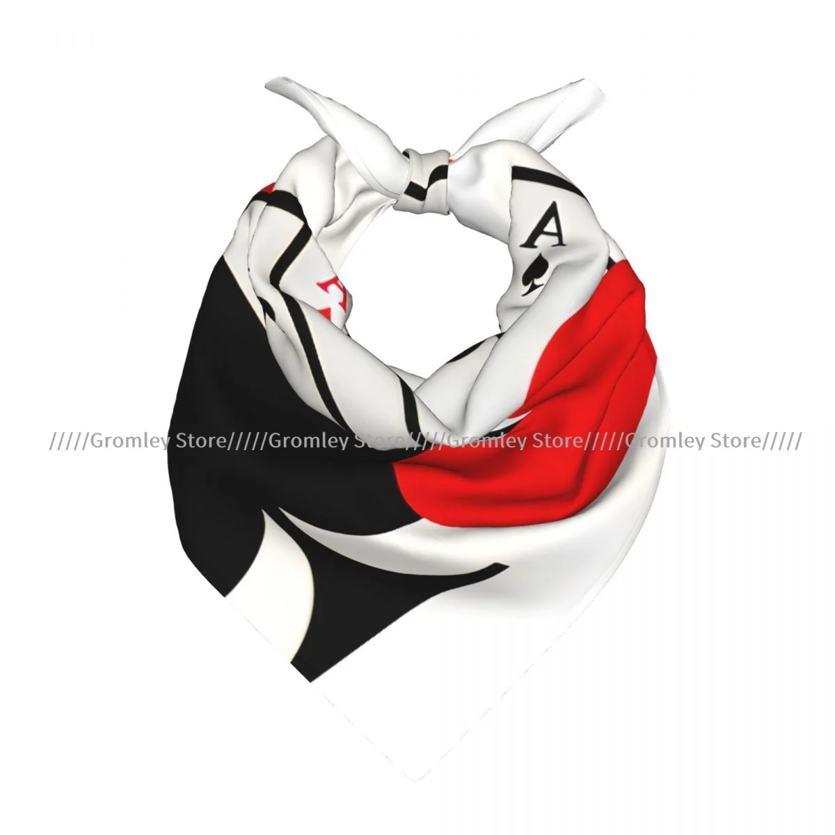 

Square Scarf Women Four Aces Playing Cards Bandana Headscarf