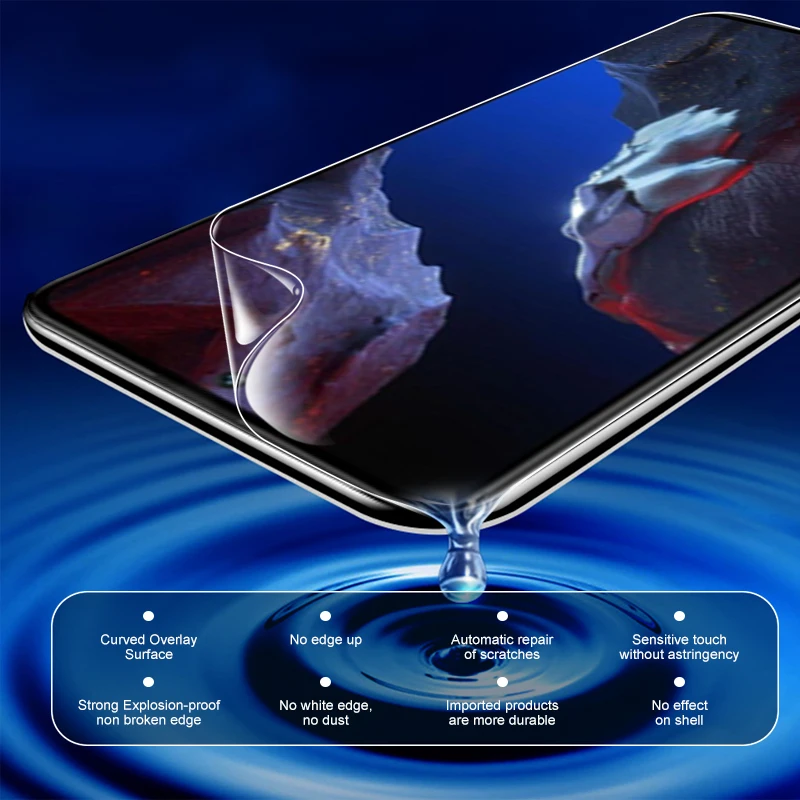 ฟิล์มนิ่ม6in1ไฮโดรเจลสำหรับ Xiaomi poco F5 PRO เลนส์กล้อง5G อุปกรณ์ป้องกันหน้าจอ POCOF5 poxo F 5 Pro ฟิล์มป้องกัน6.67in F5pro