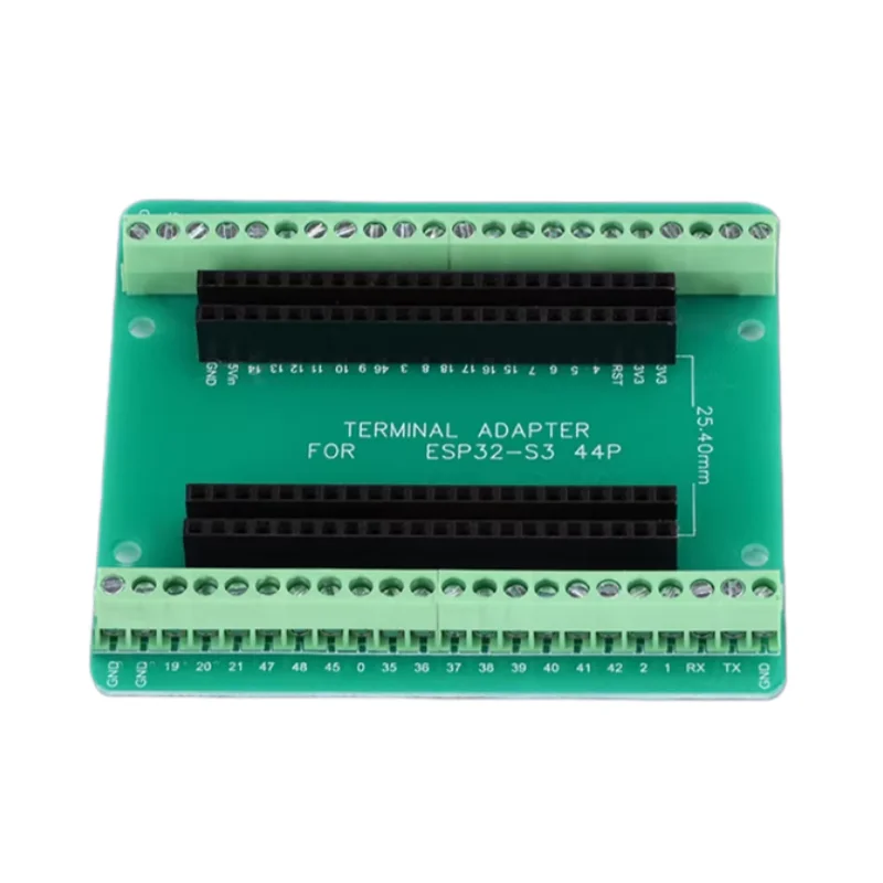 5pcs ESP32-S3-44Pin Breakout Board Expansion Module (Green) Development Board/Learning Board view 5