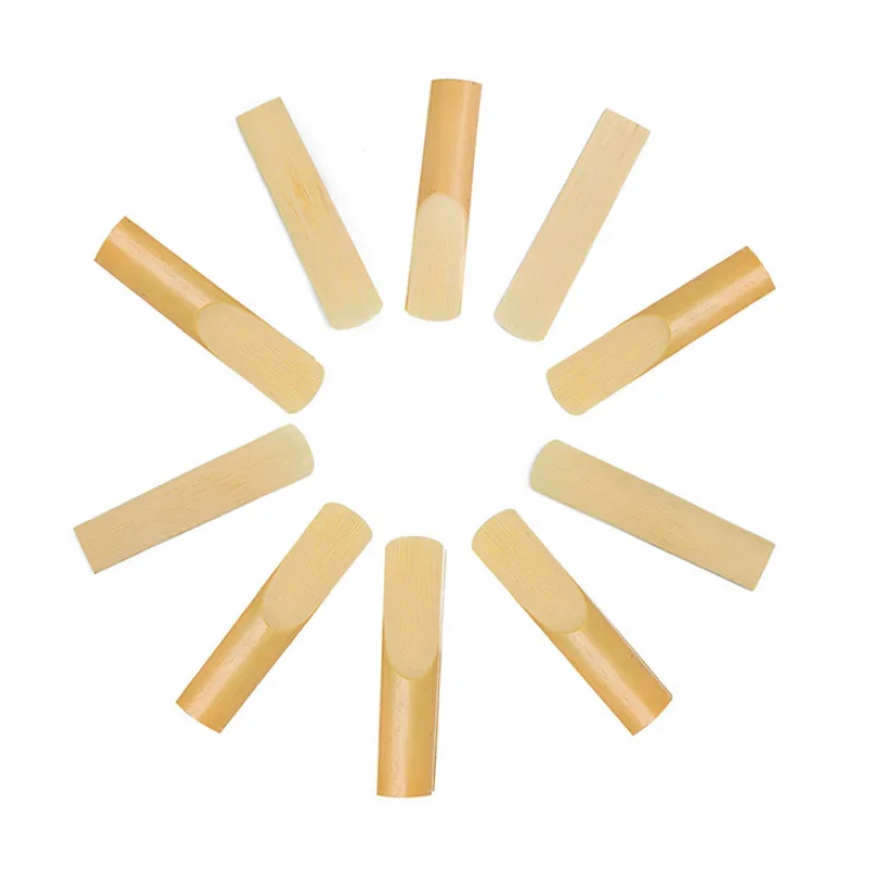 Saxophone Reeds No. 2.5, Saxophone Reeds in E-flat Key, Tenor 10 Pieces, Individually Packaged