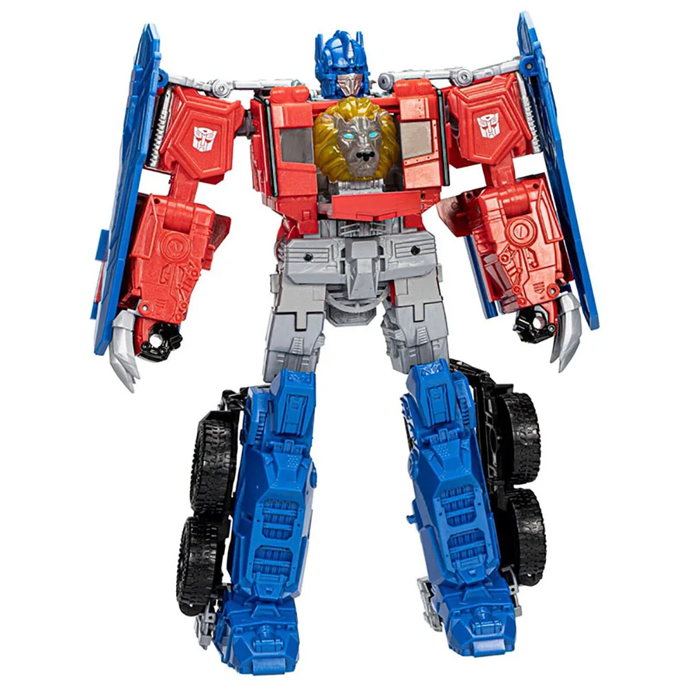 [재고 있음] Hasbro Transformers Beast Mode Optimus Prime Robot Juguete 조명 및 사운드 기능 장착 액션 피규어 장난감