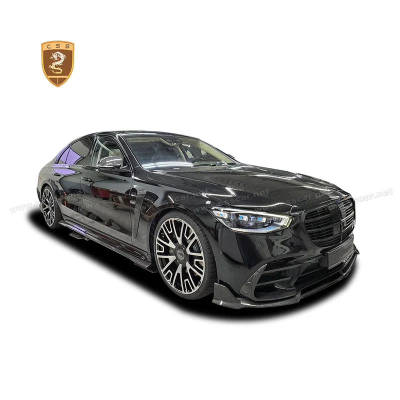 MSY Style Front Air Vent Cover with LED Light Roof Wing Spolier For Benz S Class W223 For Maybach Replacement Side Mirror Cap