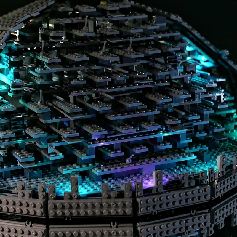 

Набор светодиодного освещения роскошного качества для Lego 10143 (только светодиодный светильник, модель без блоков), идеально подходит и блестящее сияние