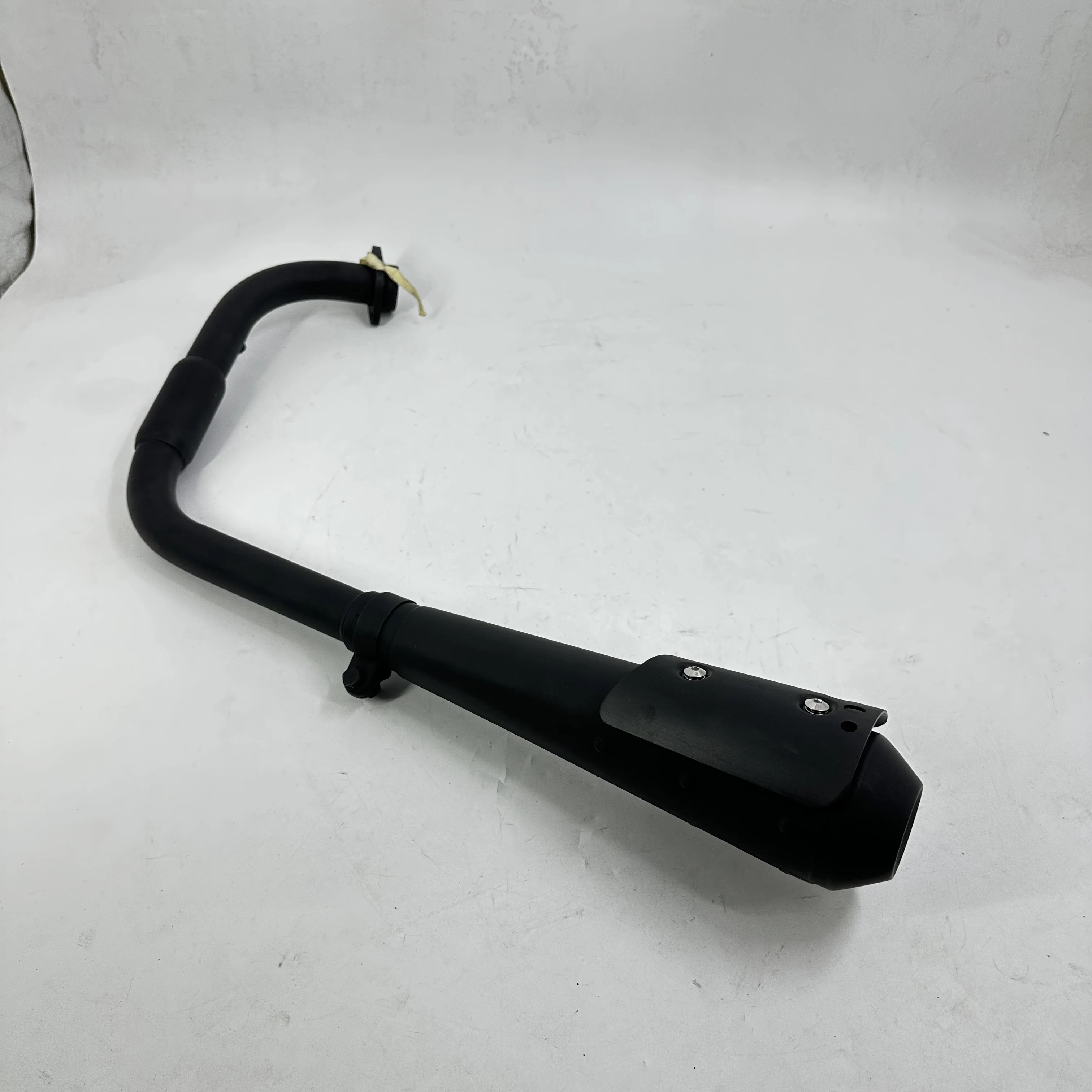 Motorcycle EXHAUST SYSTEM - COMPLETE - QUIET - LH - BLACK - WITH BLACK GUARD For MUTT Motorcycle Original Parts MPT-0214