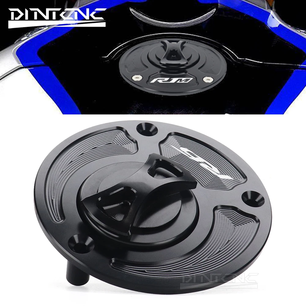 

For YAMAHA YZF R1 R1M R7 R6 R15 R15M R3 Fuel Gas Tank Cover Quick Release Rotate Aluminum Oil Cap Racing Motorcycle Accessories