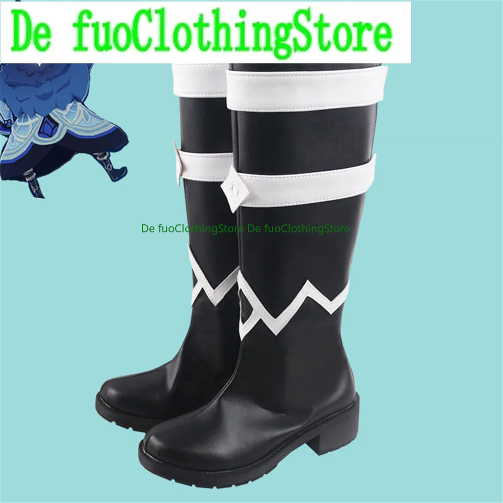 Defuo Genshin Impact Cos Suit Water System Fire System Ice System Halloween Christmas Game Anime Character Party Props