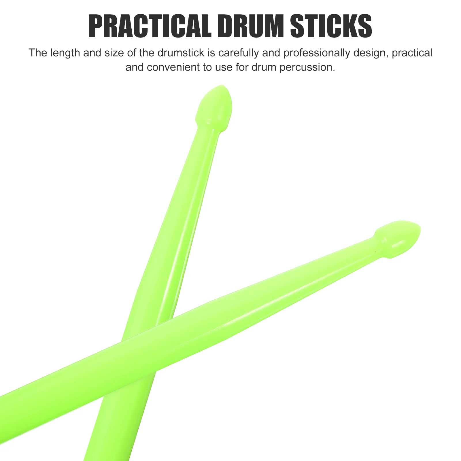 

Double-headed Drumsticks Steel Grip Shaped End Accessories Professional for Baby