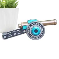 Mini Cannon Model Alloy Cannon Decor Collectible Artillery Model for Bookshelf Desktop TV Stand Display Cabinet Military History