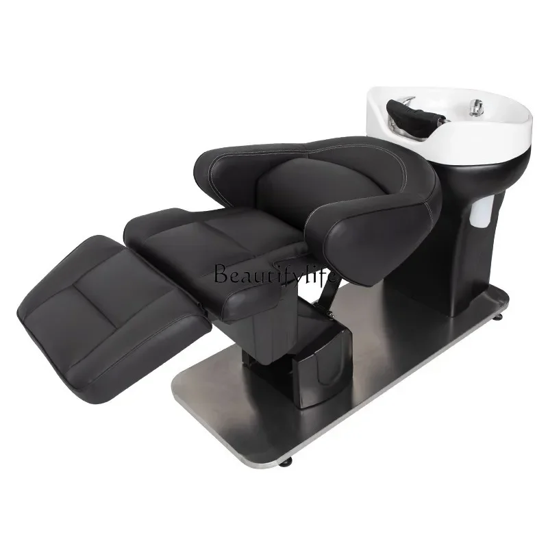 

FG52Electric Shampoo Bed Special Electric Lifting Ceramic Basin for Barber Shop and Hair Salon