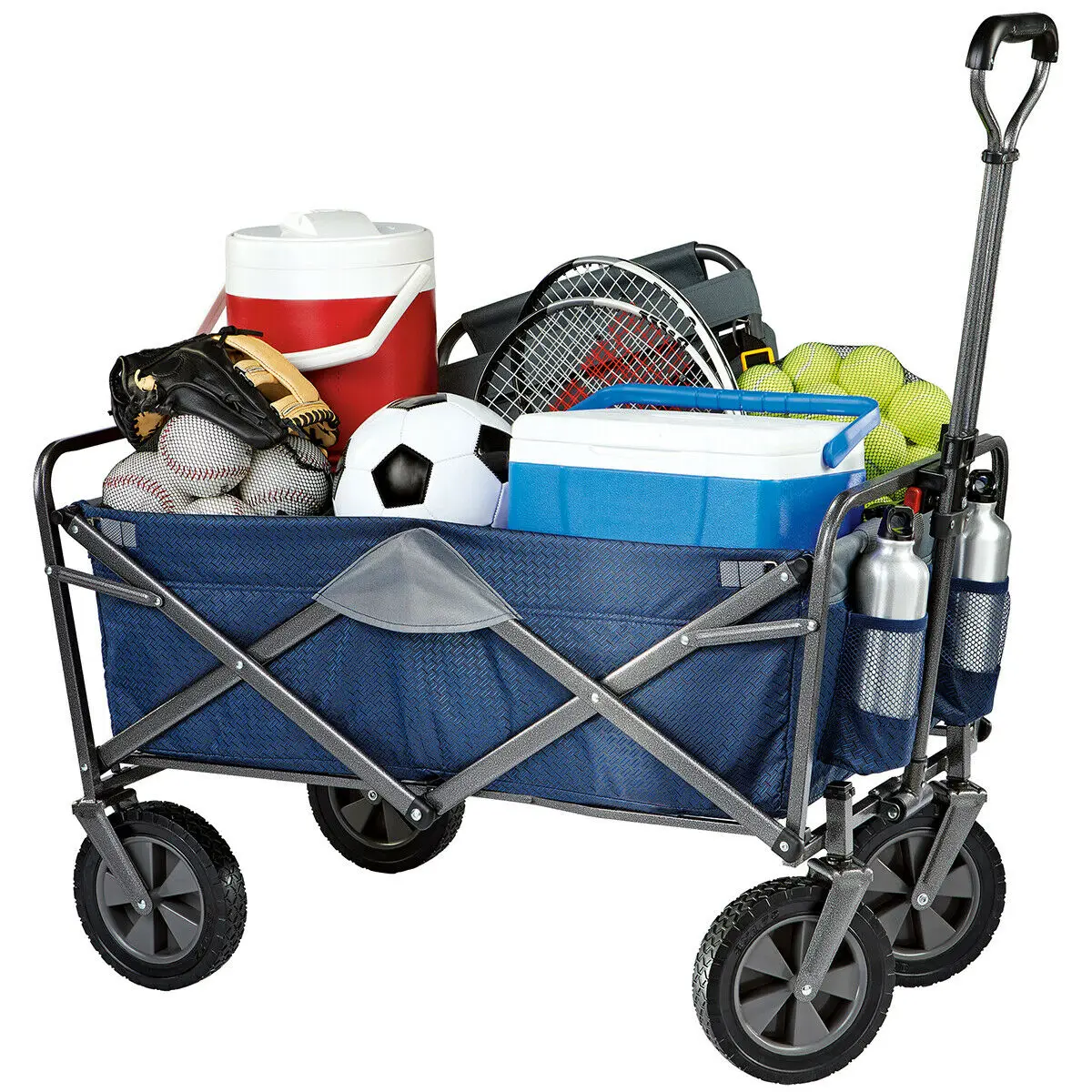 

Heavy Duty Folding Wagon Beach Cart Outdoor Garden Park Camping Utility Trolley