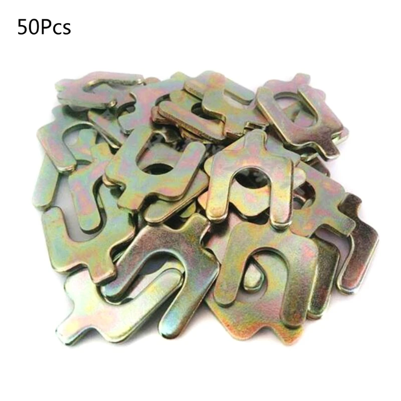 50 Pcs Four Wheel Alignment Insert U-shaped Shims Auto parts Four-wheel Positioning Adjustment Washer U-type Plug Gasket