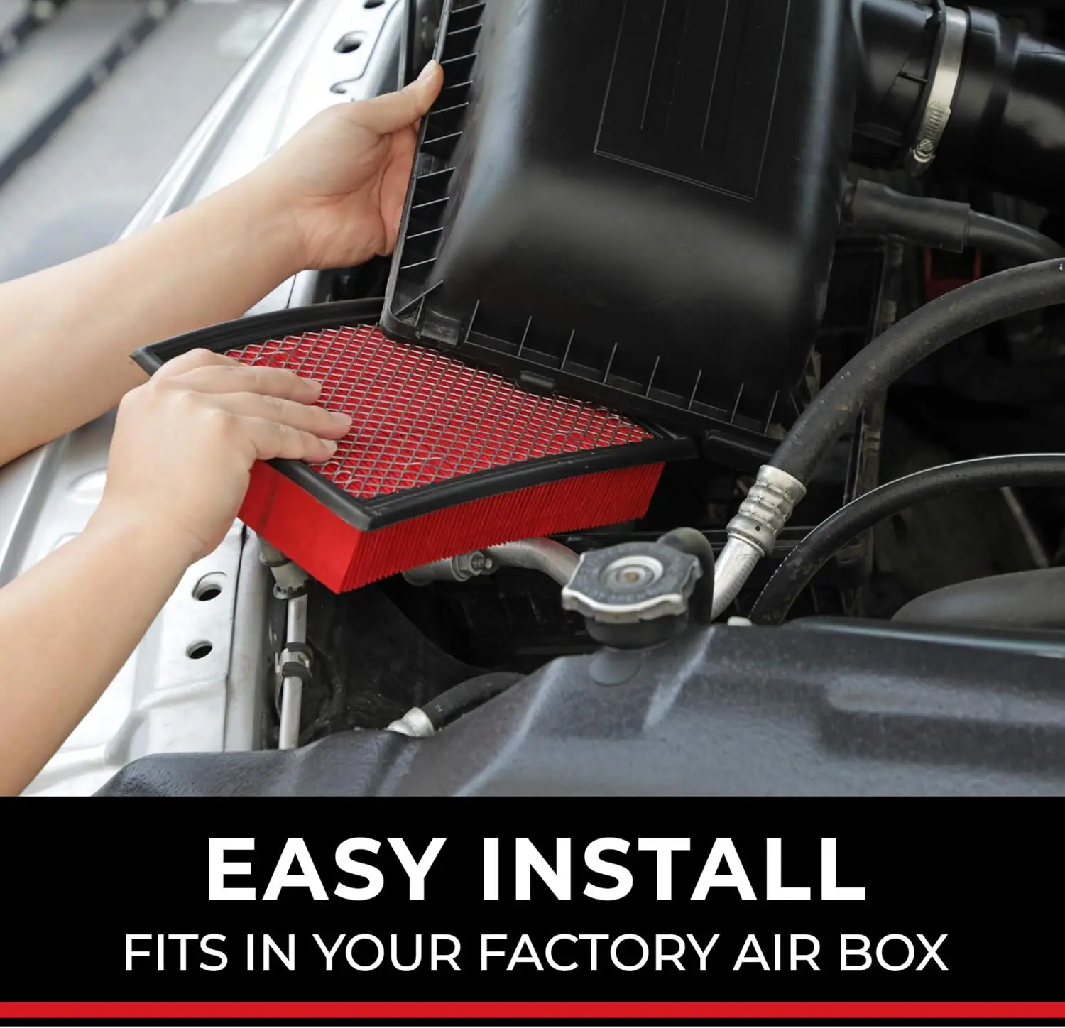 Filtro dell'aria del motore Essentials di K&N: Premium, 50 per cento di durata più lunga: adatto per TOYOTA/SUBARU/SCION/PONTIAC 2003-2020 (86, Cor