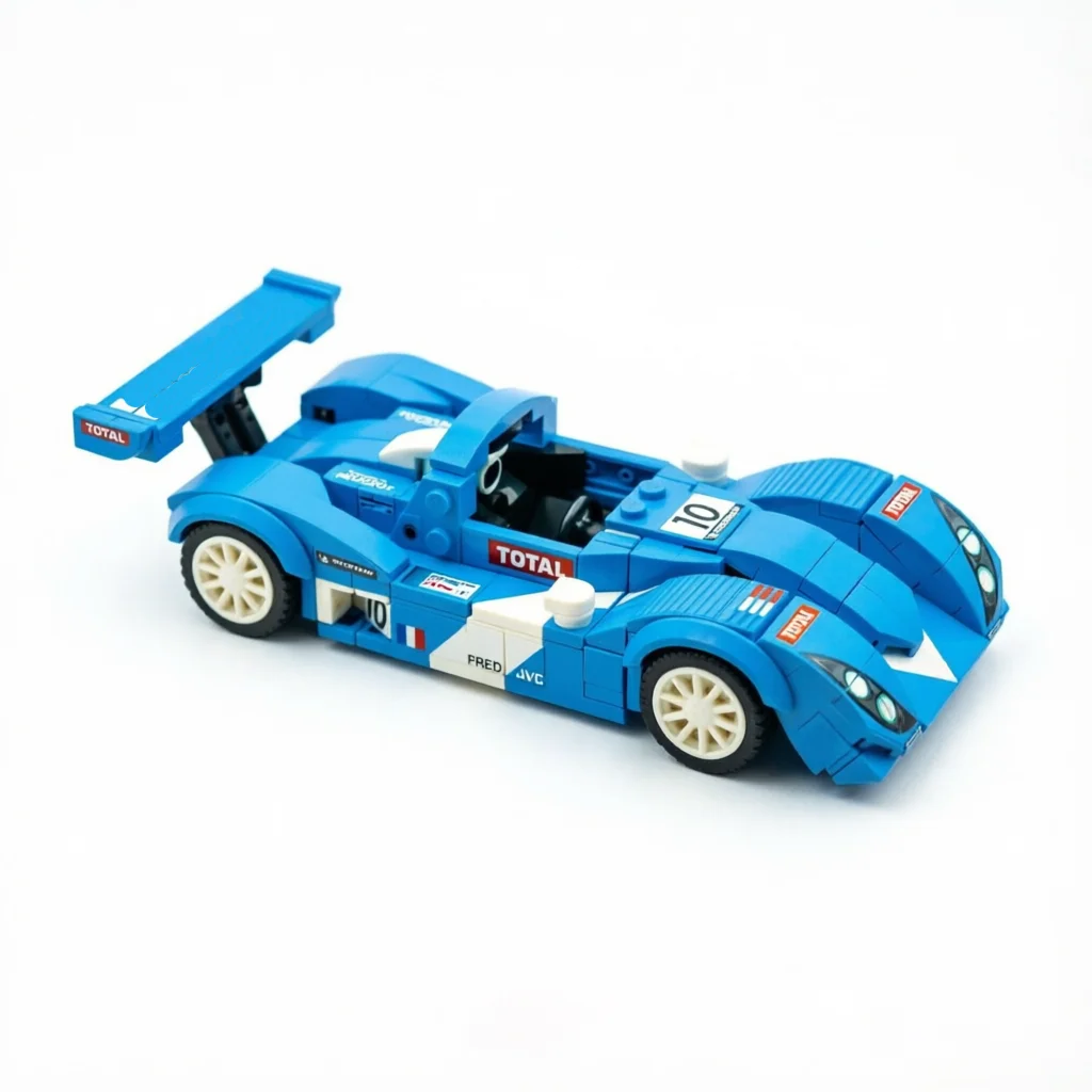 MOC-237689 Nuevo Modelo de Bloques de Construcción de Auto Deportivo Clásico B98, 166 Piezas con Adhesivos, Juguete Creativo para Niños, Regalo de Cumpleaños