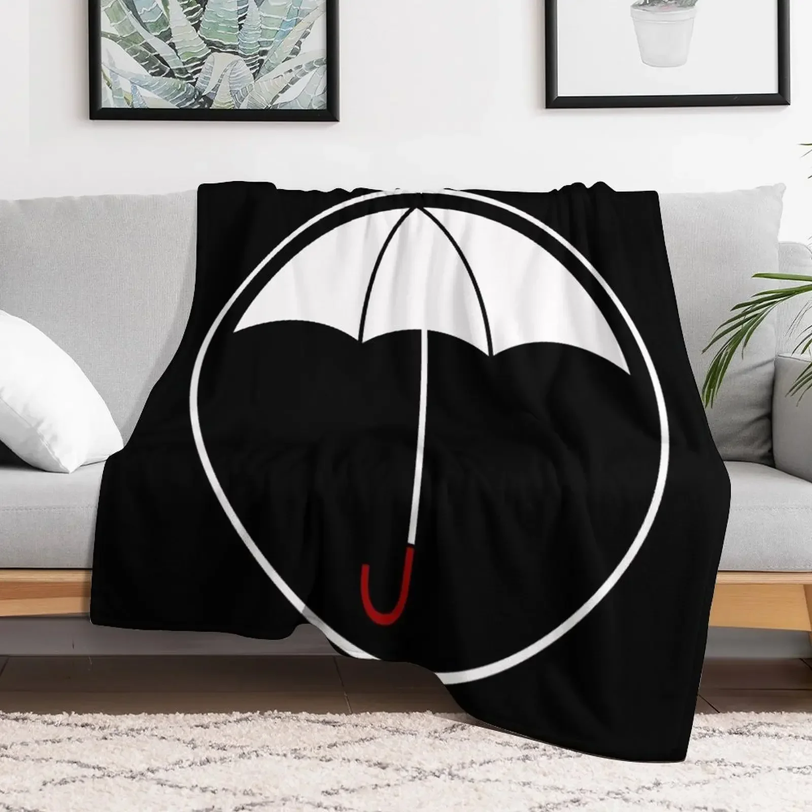 

The Umbrella Academy - The Umbrella (White Variant) Throw Blanket decorative bed plaid Decorative Throw Blankets