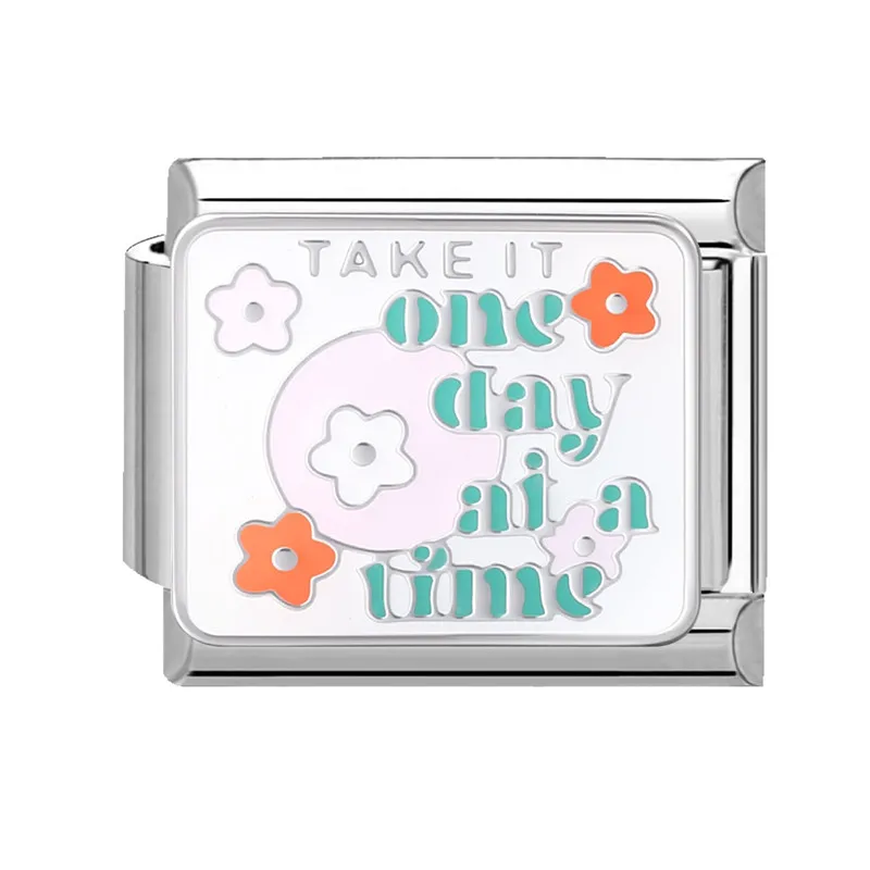 ファッション カラフル BOSS セクシー DIYA ラッキー ジュエリー イタリアンリンク フィット 9mm チャーム ブレスレット ステンレス製 DIYビーズ ギフト用