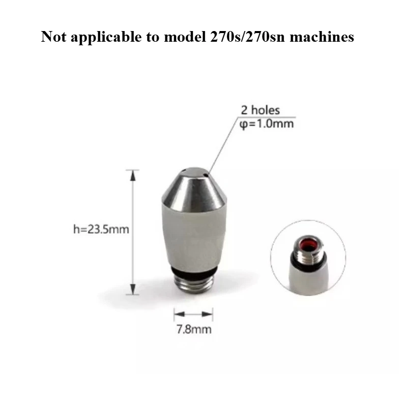 

Подходит для полуавтоматических кофемашин: паровая насадка с защитой от ожогов, 3/4 отверстия, 0,8 мм/1,0 мм/1,5 мм