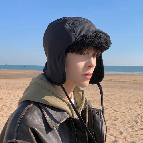 따뜻한 모자 모자 브랜드 부드러운 겨울용 남성용 레이펑 야외 스키 따뜻한 방한 보온 모자 모자 캡 모자  Best5