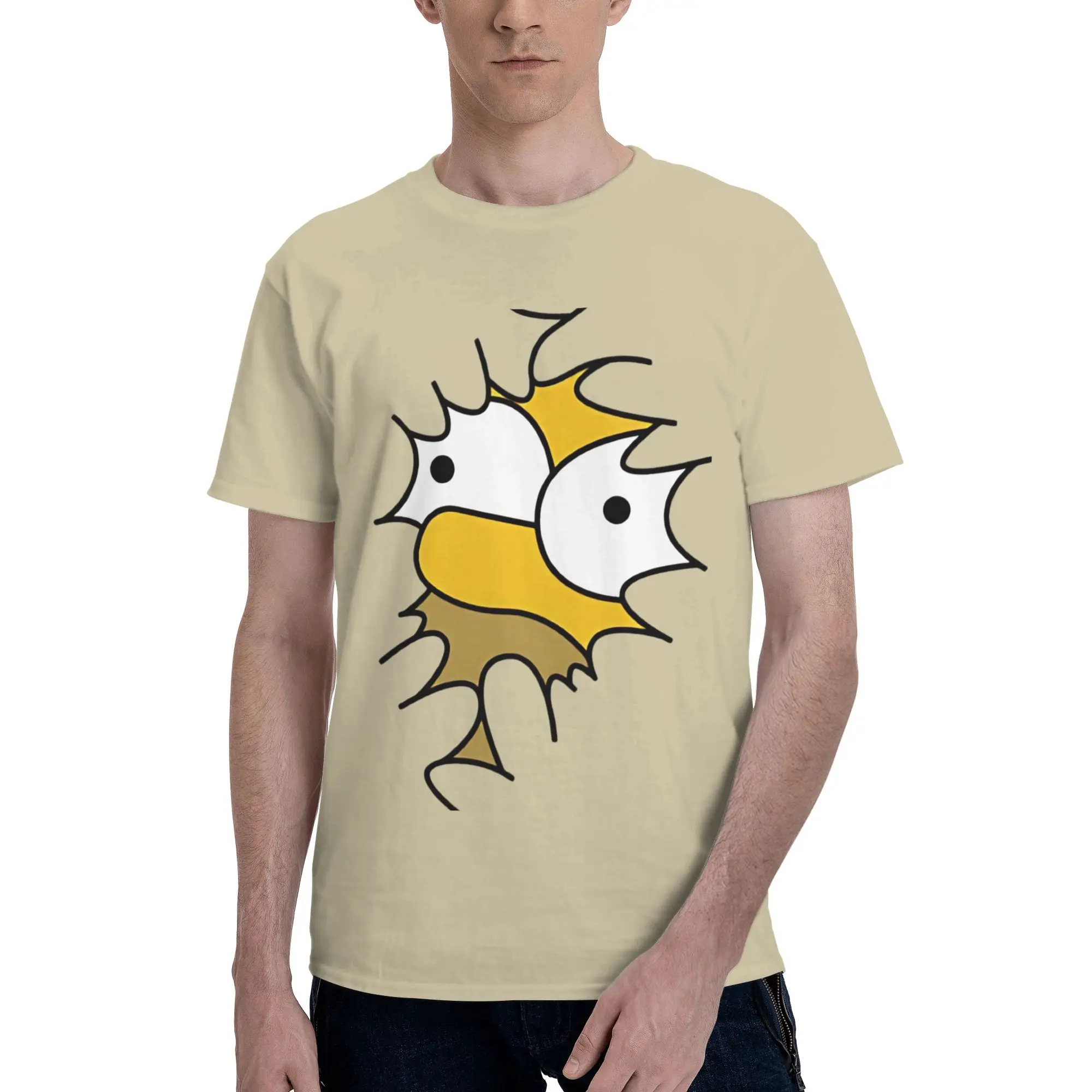 

Футболки с графическим принтом Симпсонов для мужчин и женщин, одежда из 100% хлопка