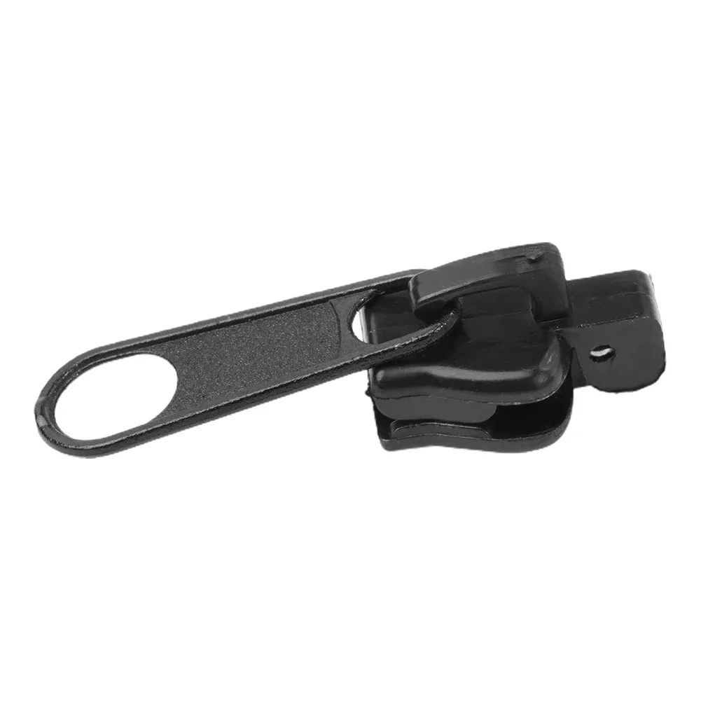 Removível Zip Slider substituição, ferramentas de costura reutilizáveis, preto acessórios, 3 tamanhos para 3, 4, 5, 8, 8C, 10 Sized Zip, 12pcs