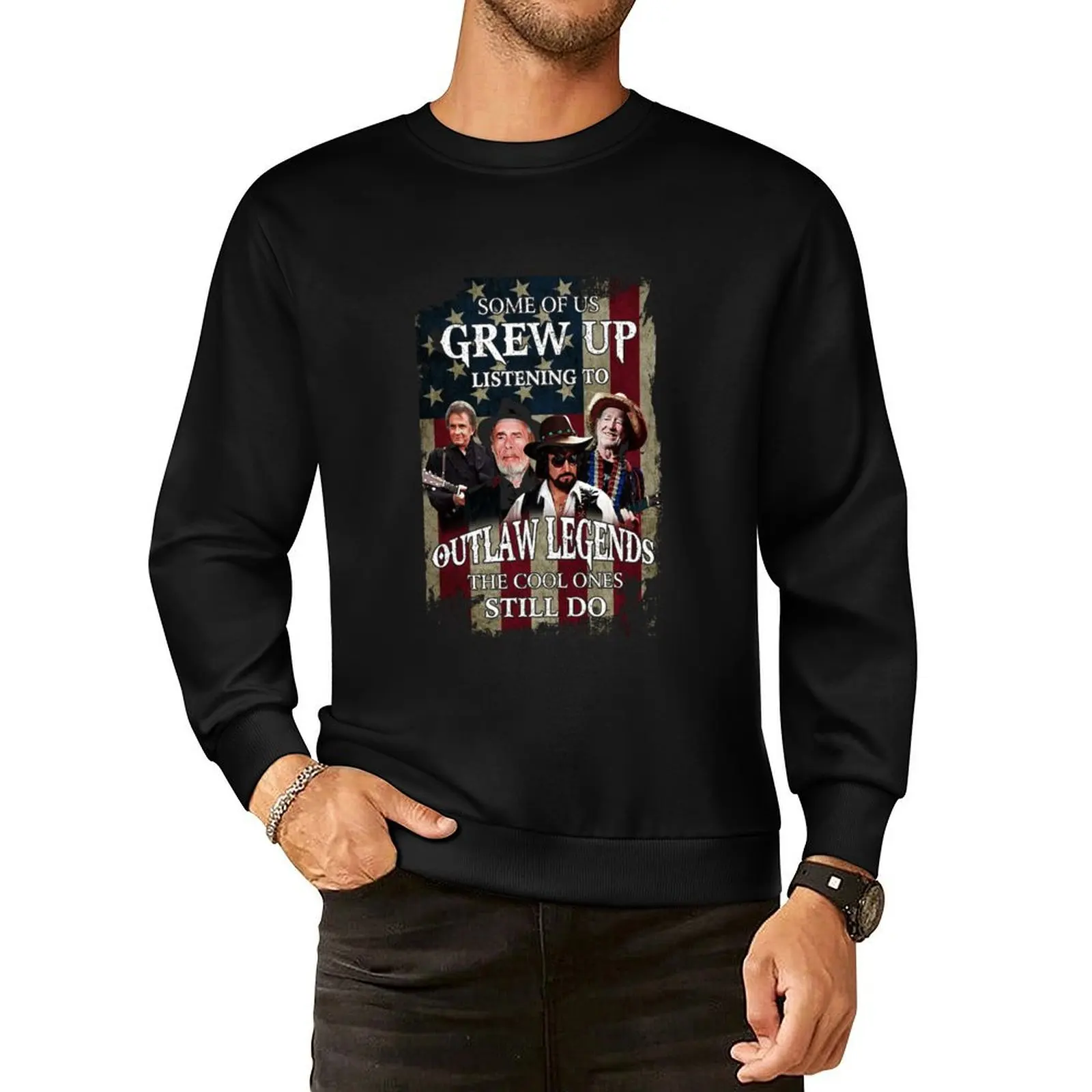 

Merle Haggard Concert Pullover Hoodie men clothes korean style clothes hooded sweatshirts