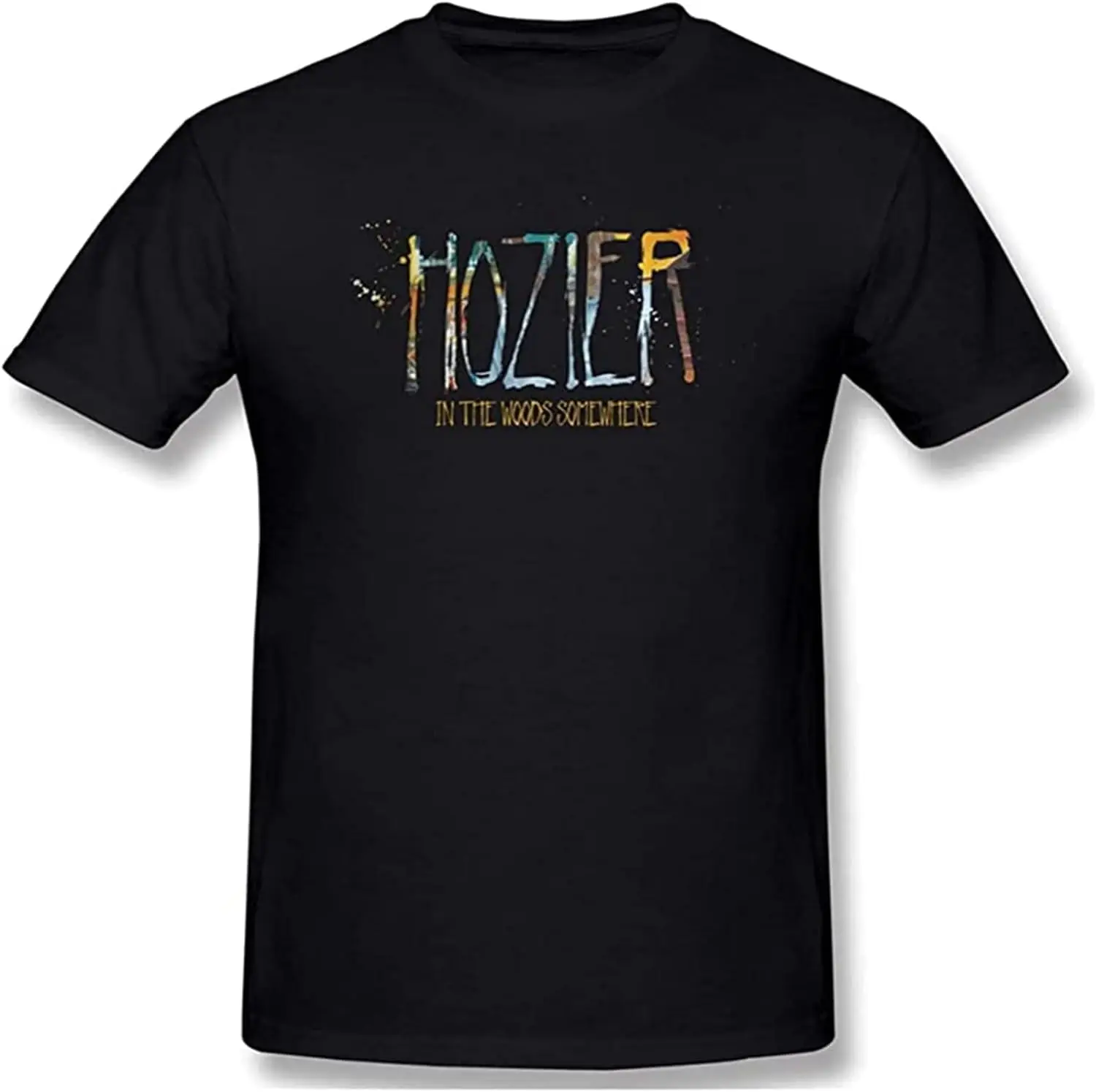 

Colorful Hozier Art Man T Shirts Summer Crew Neck Short Sleeve Tee Tops