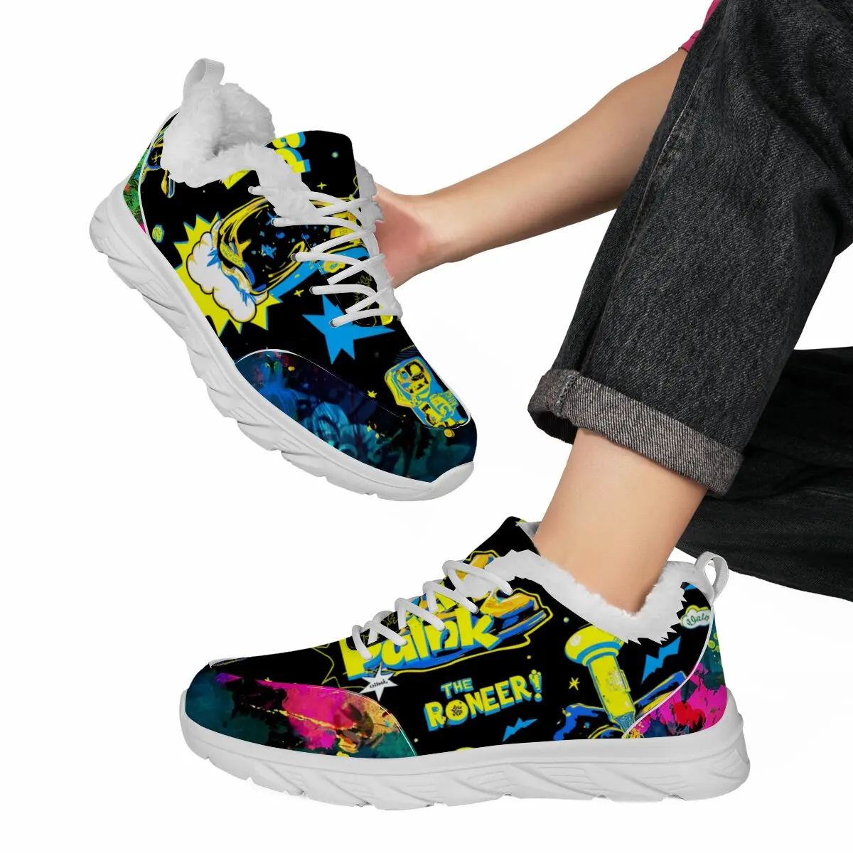 

Новый тип повседневной спортивной обуви с плоской подошвой и низким верхом, с темным и ужасающим стилем Хэллоуина и тканой тканью