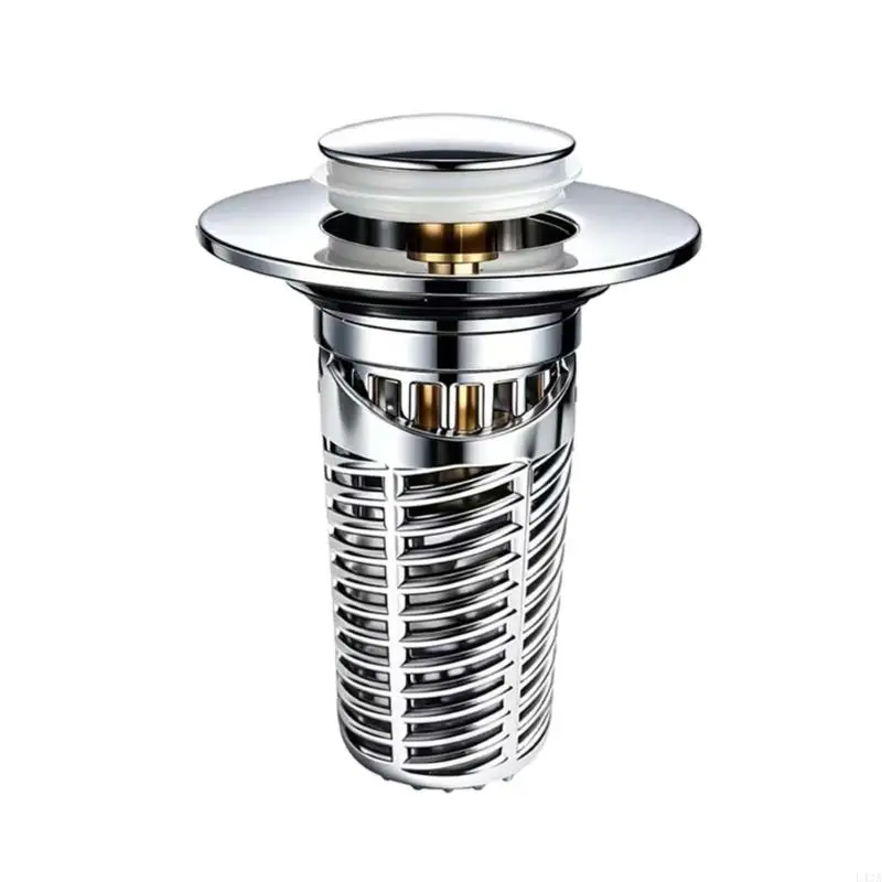 L43A Split Basket Sink Drain Insert for Bathroom Sink Hair Catcher Basket Cores