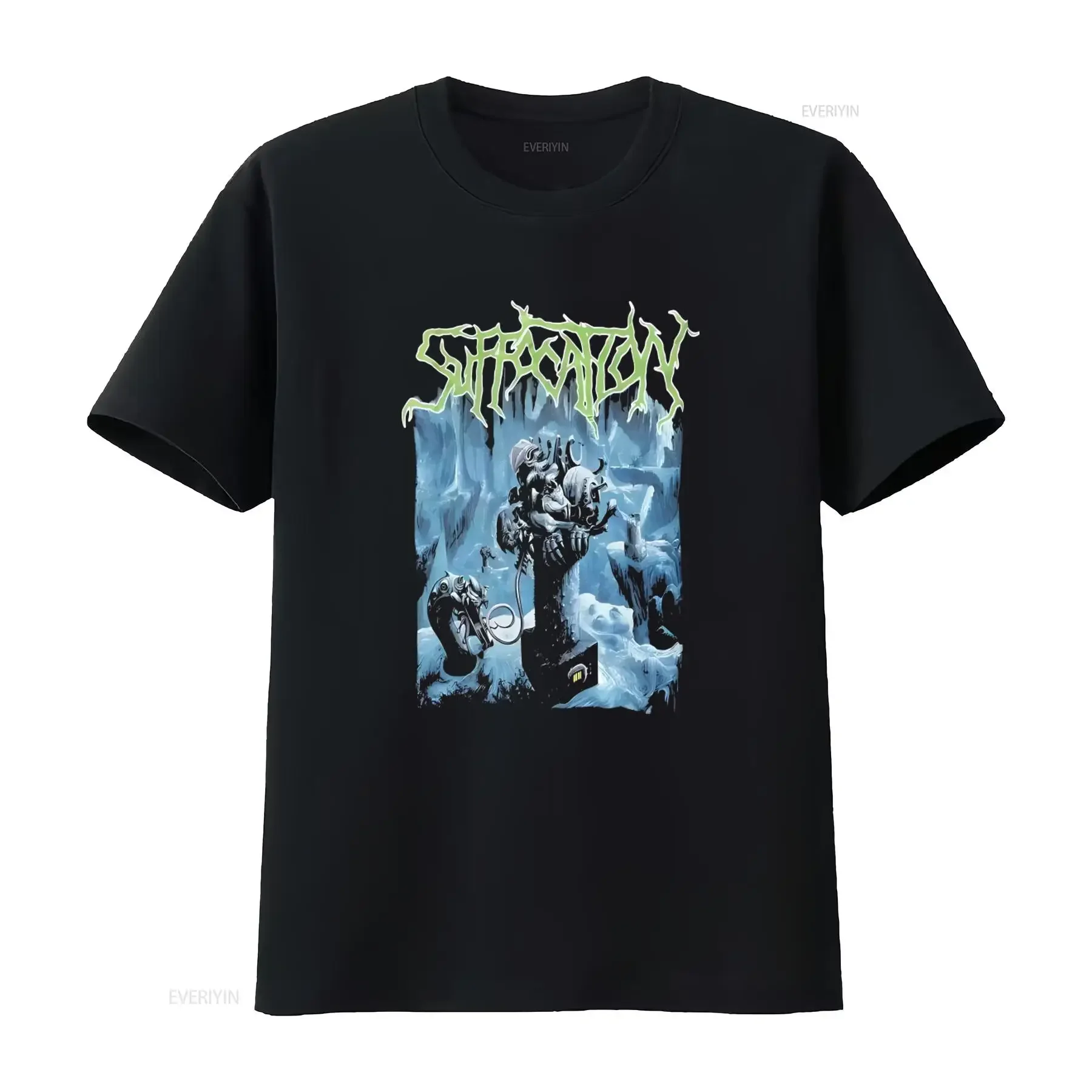 Suffocation LS Obituary Bolt Thrower Dismember Entombed Cannibal Corpse Slayer T Shirt for Men vintage Washed Stretched