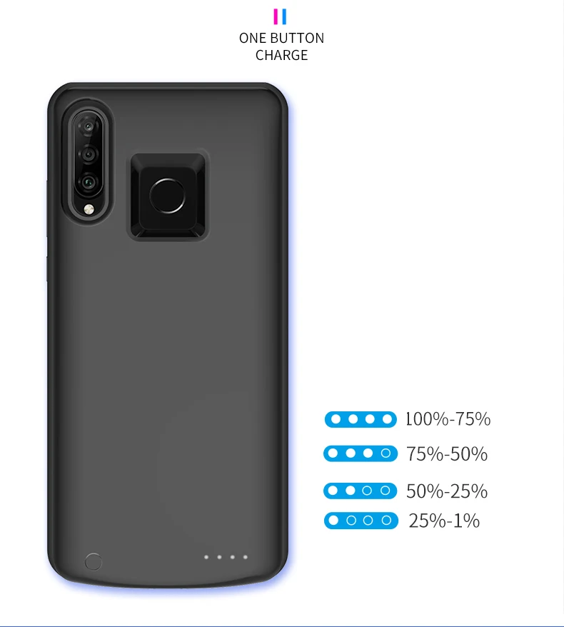 Slim shockproof Battery Case For Huawei Honor 20 Lite Power Bank Charger Case Back clip battery Charging Cover Honor 10i 20i