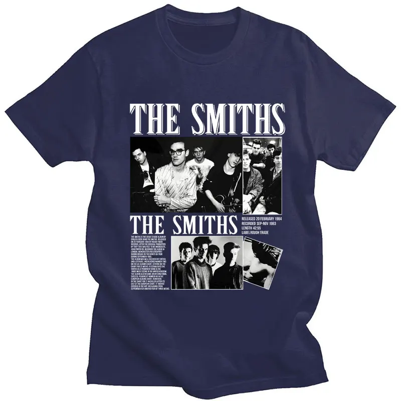 The Smiths The Queen Is Dead T Shirts Morrissey Marr Punk Vintage Hip Hop Harajuku T Shirt Men Women Cotton Oversized Streetwear