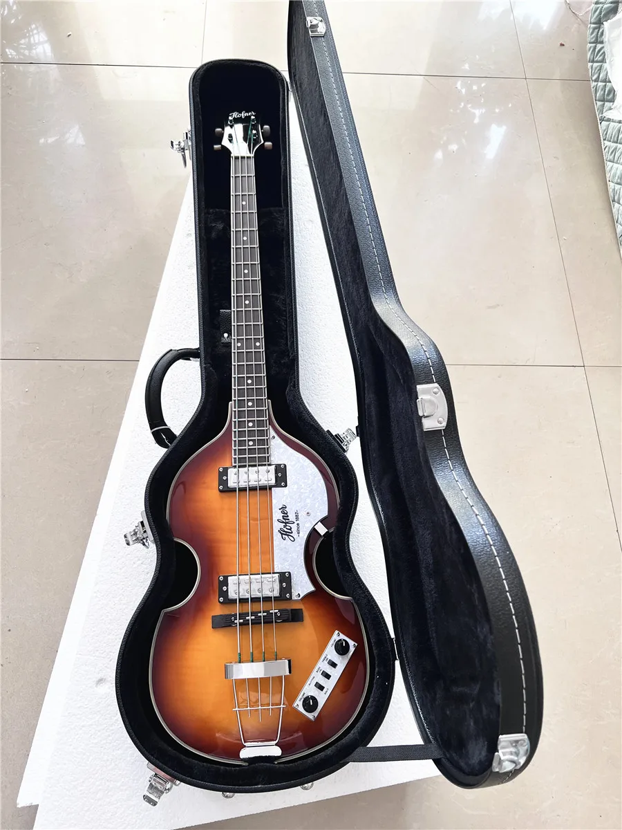 MG Electric Bass Leather Case, Hard Box with Lock, Can raise Free Shipping, Factory Direct Sales