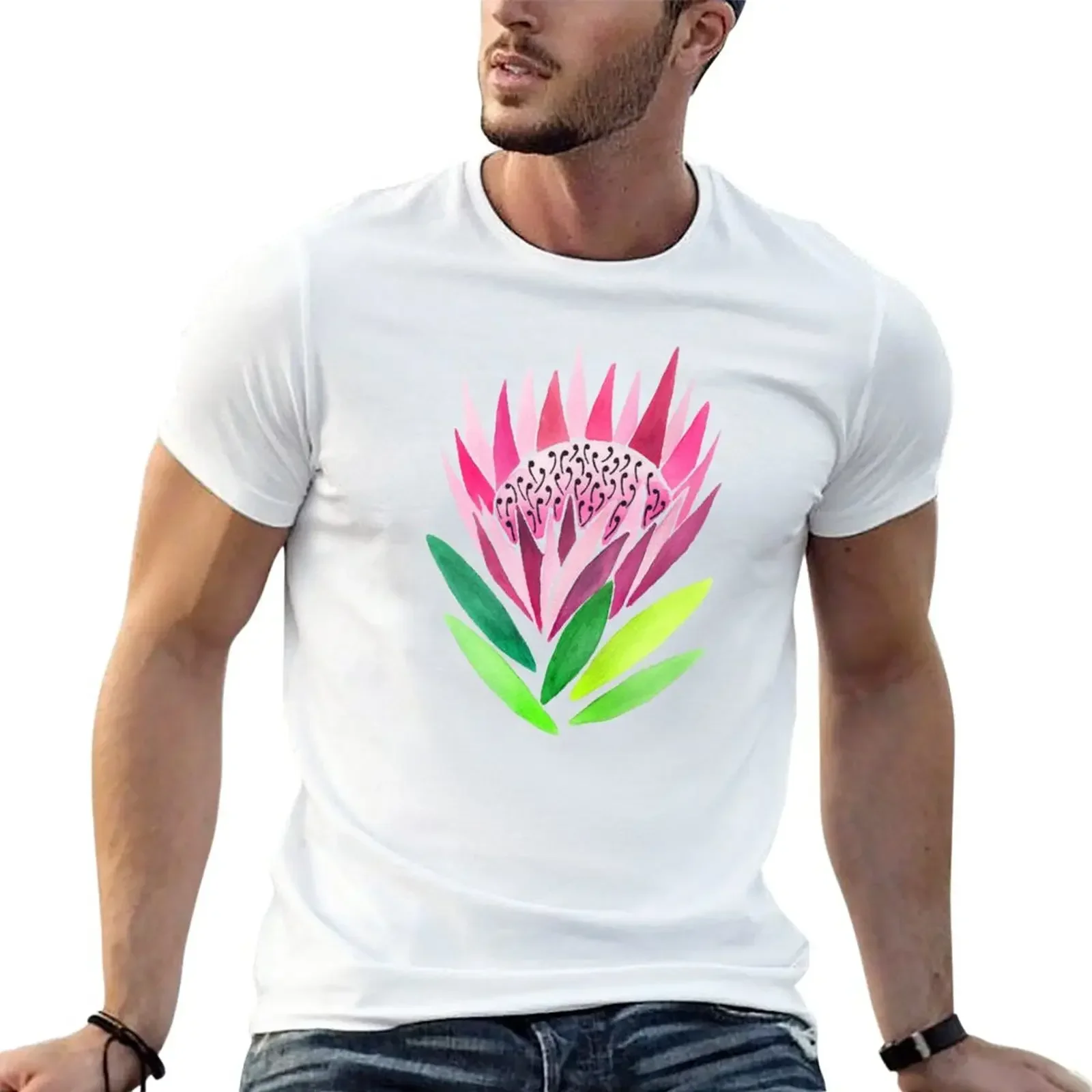 Protea T-Shirt blanks oversizeds tops men workout shirt