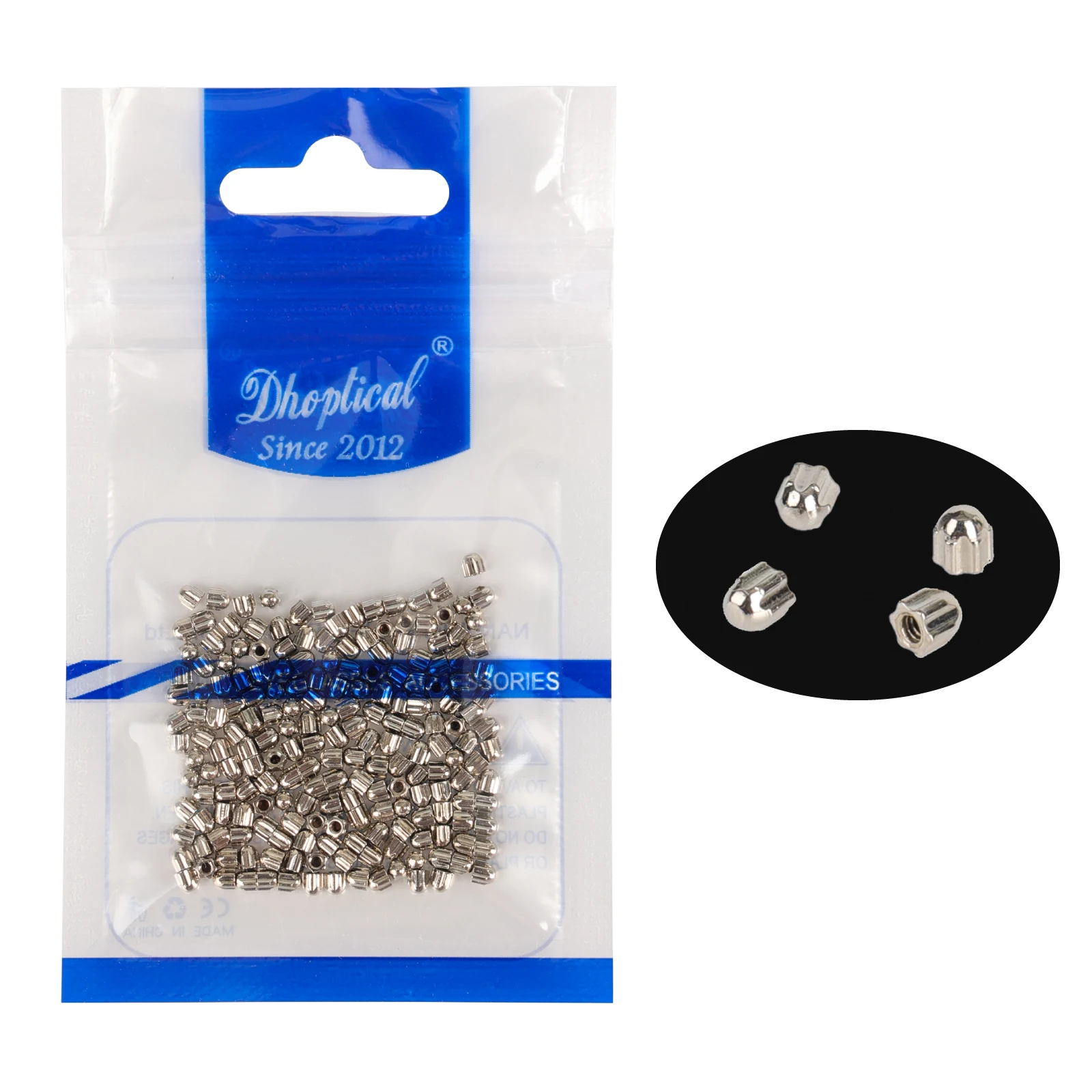 200 Stück randlose Brillen-Pflaumenkappen – ideal für Brillen und ausgewählte Sonnenbrillen, Premium-Brillen-Reparaturteile – Detail 1
