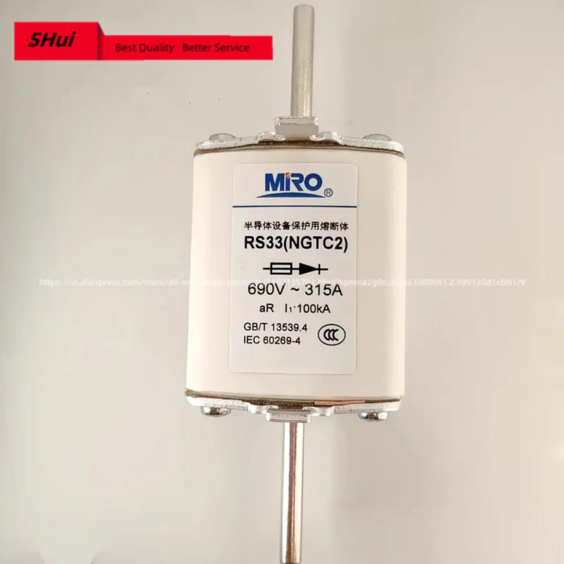 Fusível rápido RS33 NGTC2 690V- 160A-500A
