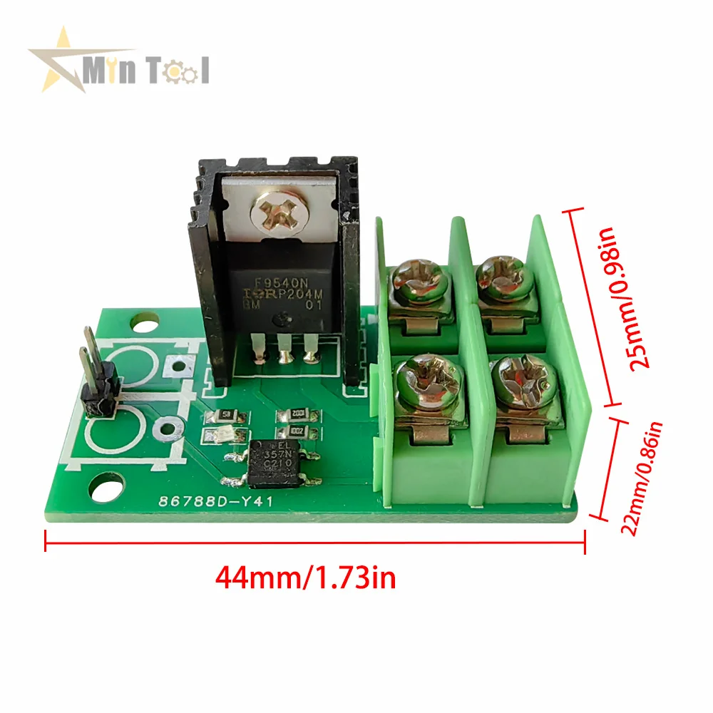 DC8V~80V 18A MOS Tube Module PMOS Switch Electronic Switch Module Field Effect Tube Power Supply