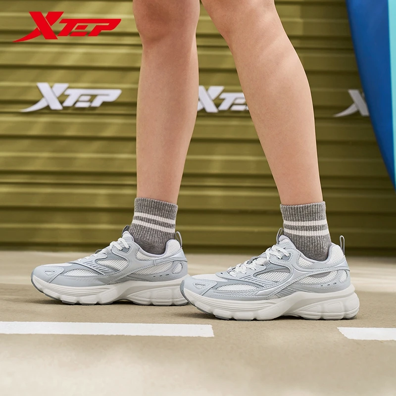 Xtep Casual Shoes For Women 2024 Summer Fashion Women\'s Sports Shoes Durability Soft Wear-Resistant Outdoor Shoes 976218320006