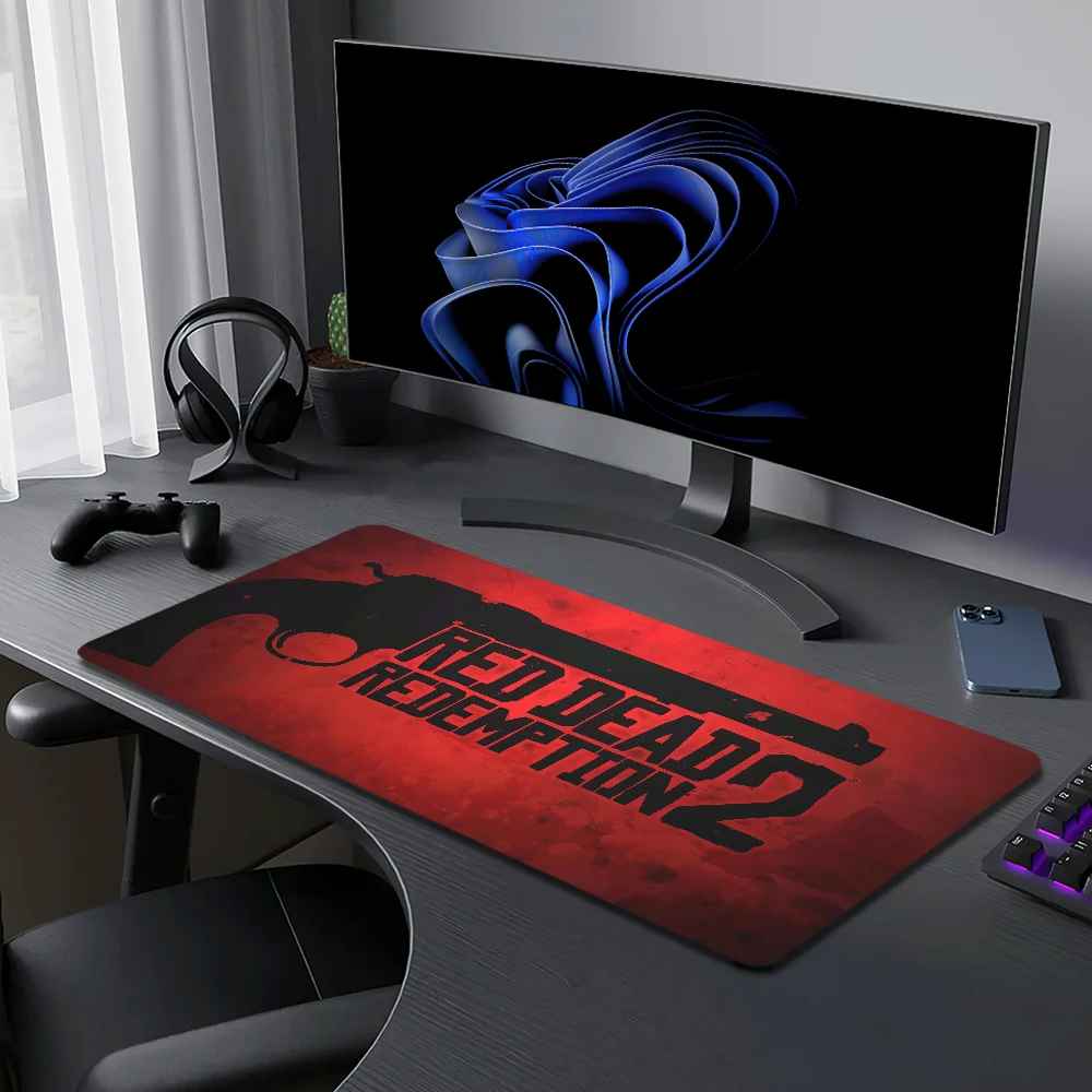 Alas Mouse Game Red Dead Redem - Desk Setup Red ulasan dan harga