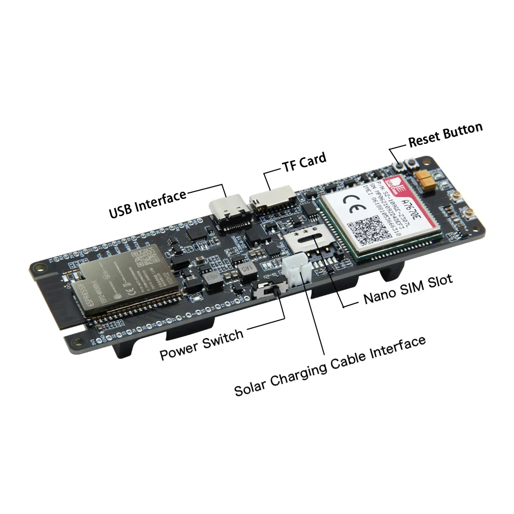 ワイヤレスモジュールa7670sar2 T-PCIE/T-SIM a7670e a7670sar2,sep32,arduino 4g lte cat1 mcu32開発ボード