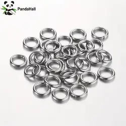 PandaHall 5000Pcs 304 Stainless Steel Jump Rings & Split Ring for DIY Jewelry Making 4mm/5.5mm