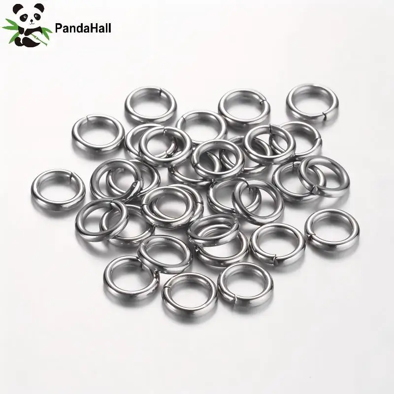 PandaHall 5000Pcs 304 Stainless Steel Jump Rings & Split Ring for DIY Jewelry Making 4mm/5.5mm