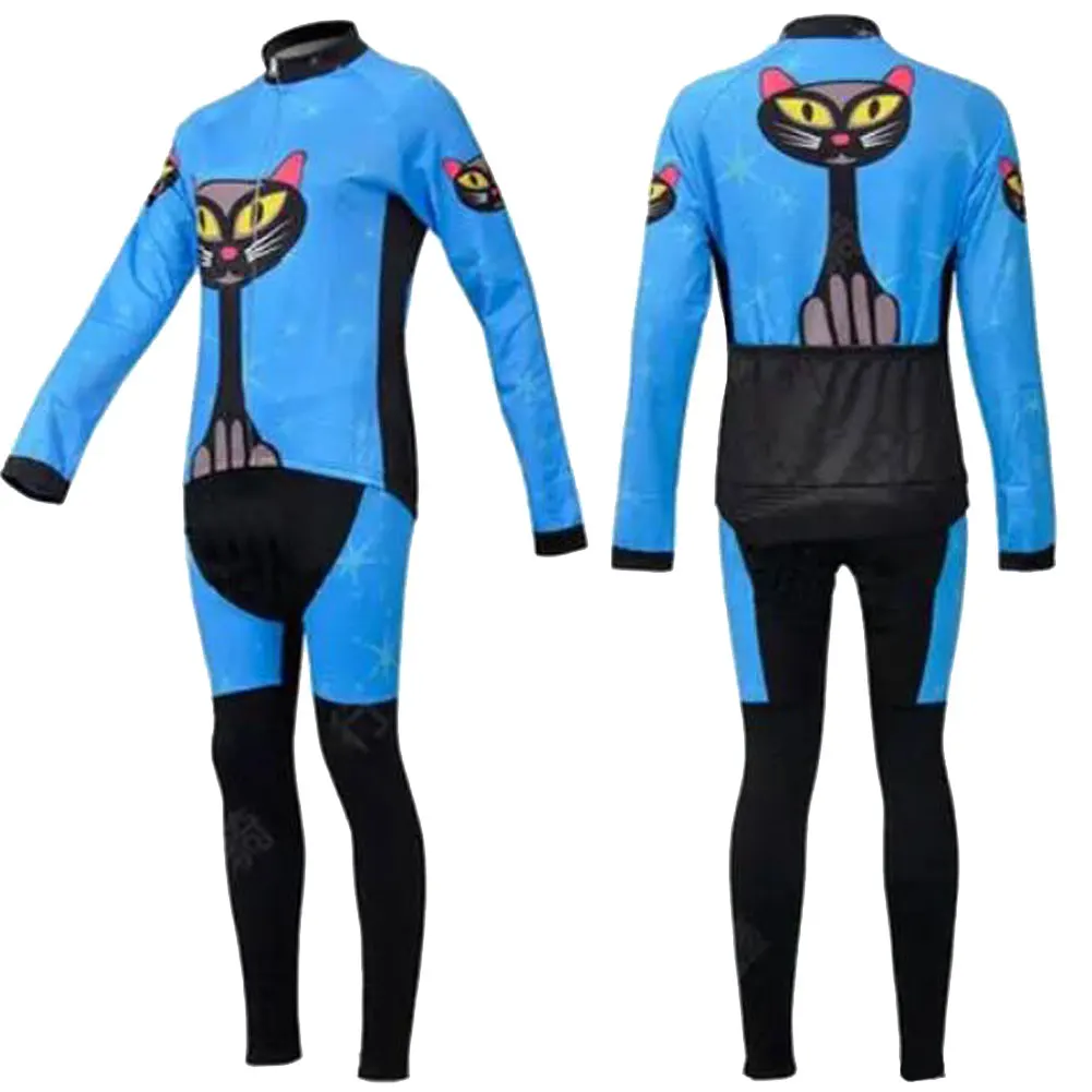 Jersey térmico ciclismo invierno para mujer + pantalón MTB - imagen 2