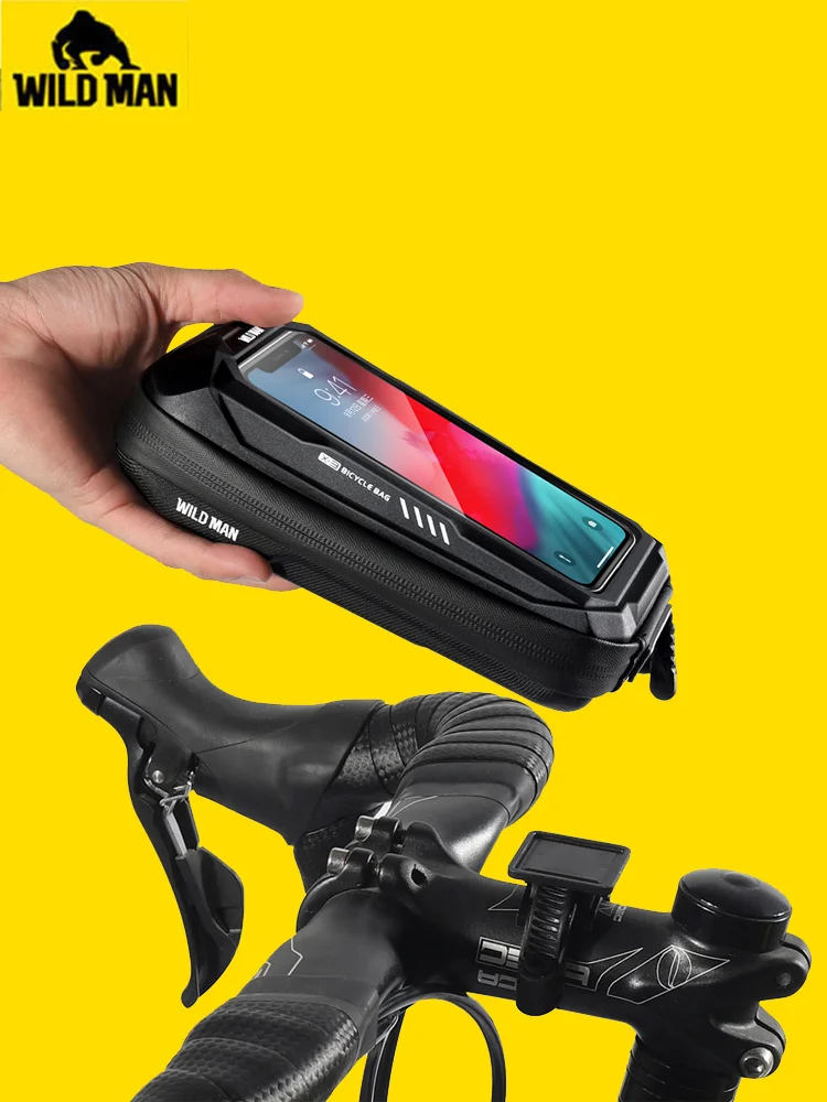 AliExpress New Bike Phone Holder Bag Case Waterproof Cycling Bike Mount 6.9in Mobile Phone Stand Bag Handlebar