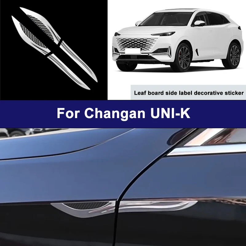 

Suitable For Changan UNI-K car side blade stickers, car body external scratch protection decorative strip accessories