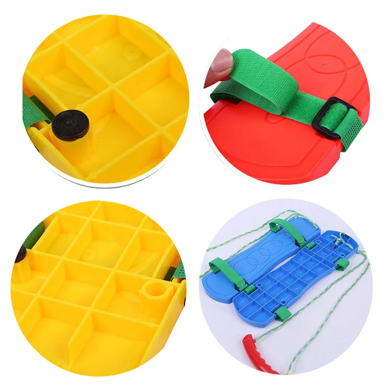 어린이 장난감 소년 소녀 두 사람 손 발 놀이 협동조합 보드 팀 빌딩 감각 통합 훈련 야외 게임 스포츠